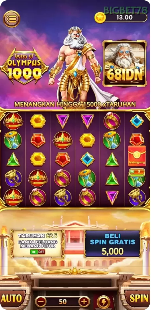 Cuplikan layar SUNDA777 — menu navigasi