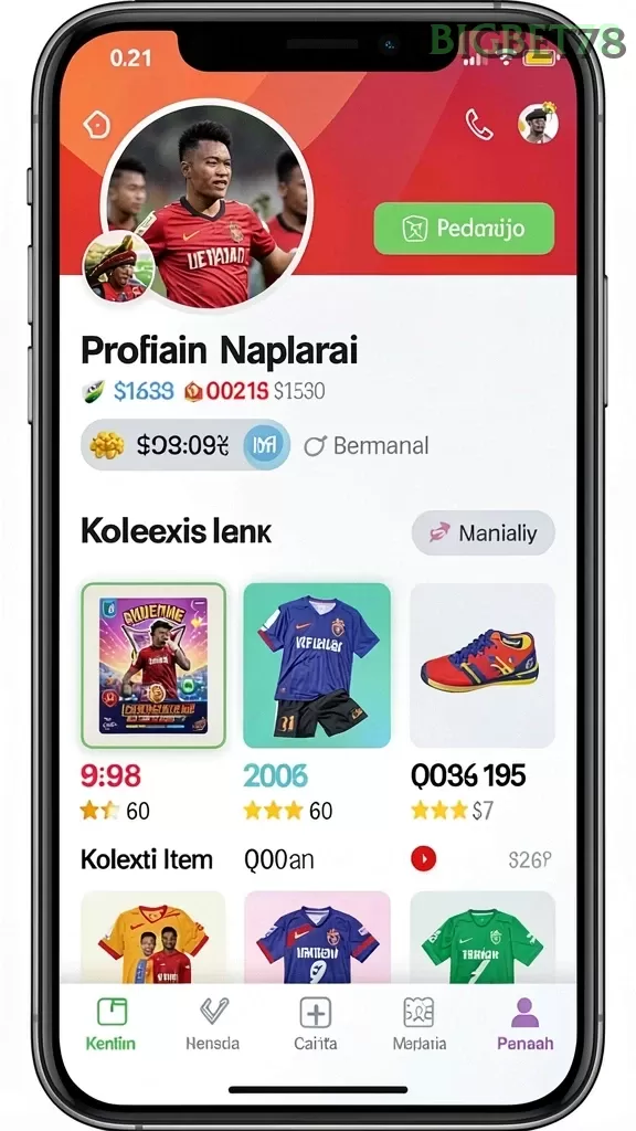 Cuplikan layar JVS88 — pengaturan akun